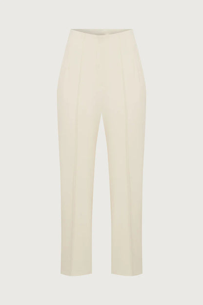 Exquisite and Fashionable High Waist Pocketed Straight Leg Pencil Pants