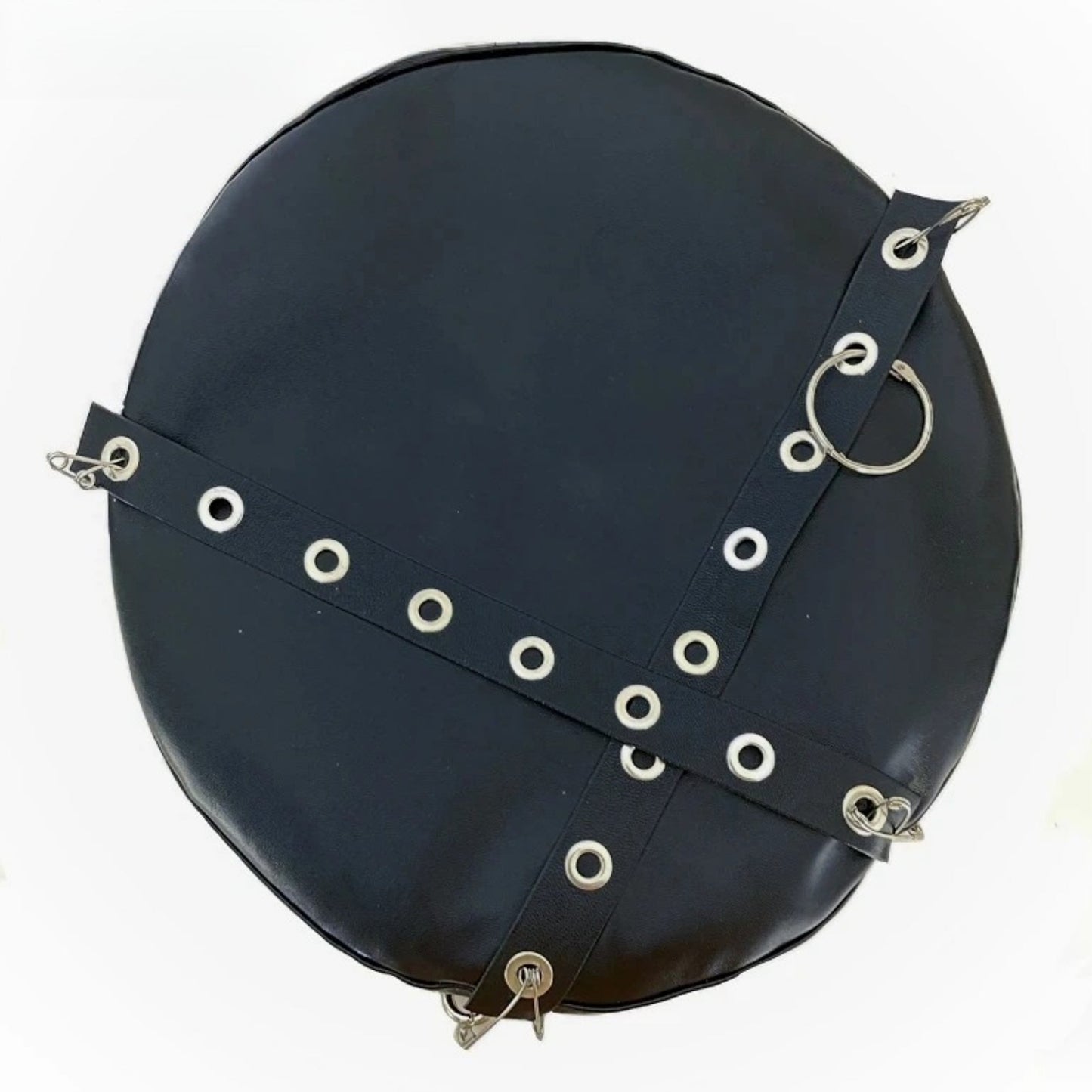 Harajuku Gothic Lolita Y2K Punk Leather Metallic Spike Decorative Hat