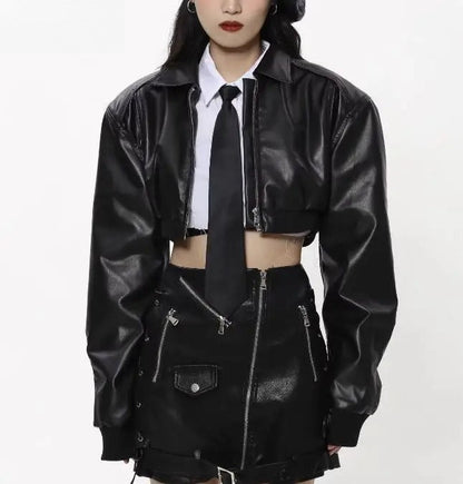 Black Cropped Jacket