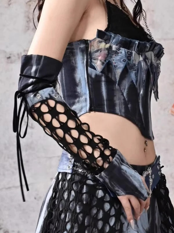 Punk Rock Splicing Oversleeve Gloves