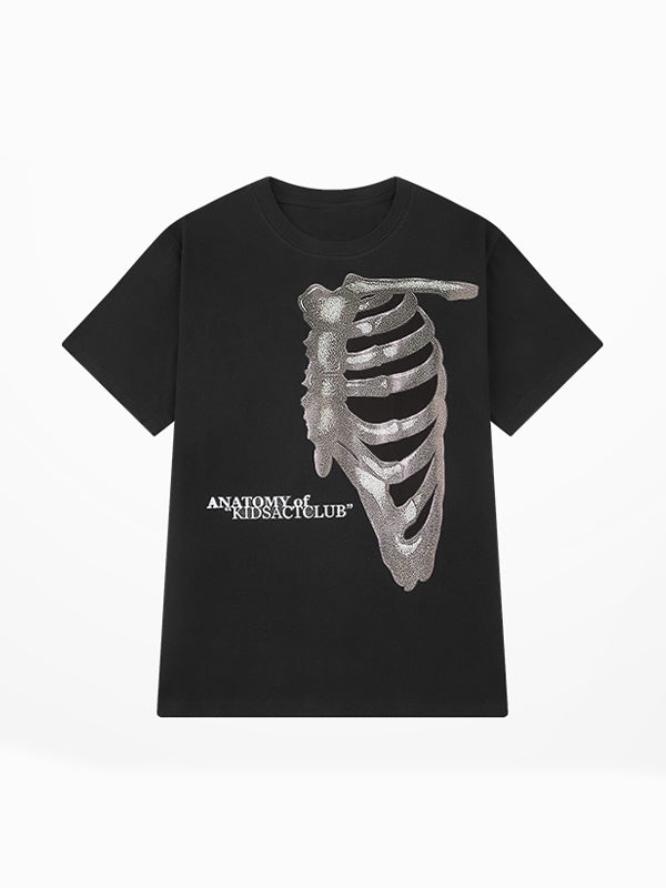 Anatomy Skeleton Short Sleeve Graphic Tee