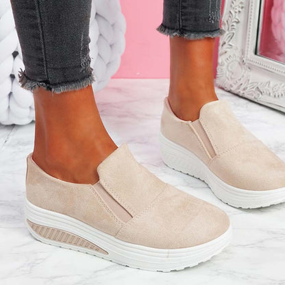 Women's Casual Suede Slip On Sneakers | Great for Casual Days