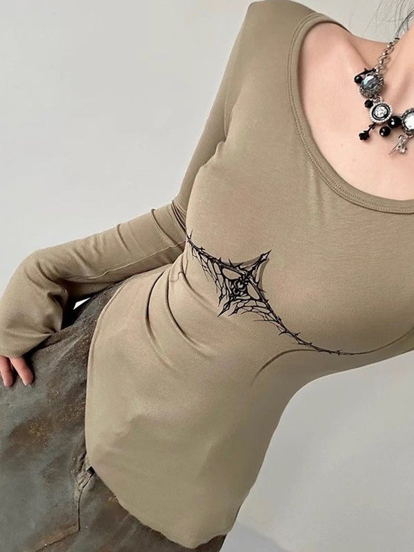 Irregular Long Sleeve Tee