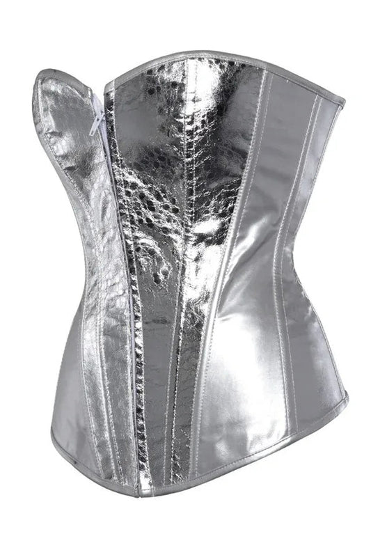 Silver Gold Vintage Gothic Corset