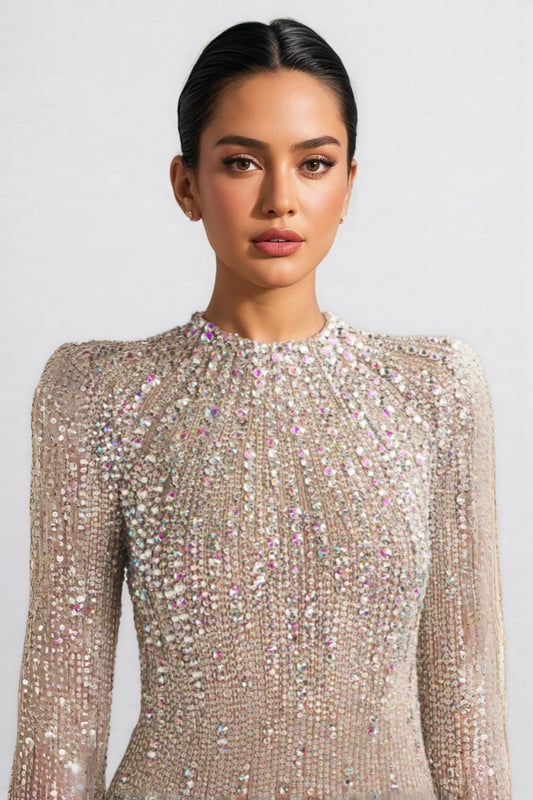 Eclipsk Crystal Crunch Paris Mini Dress