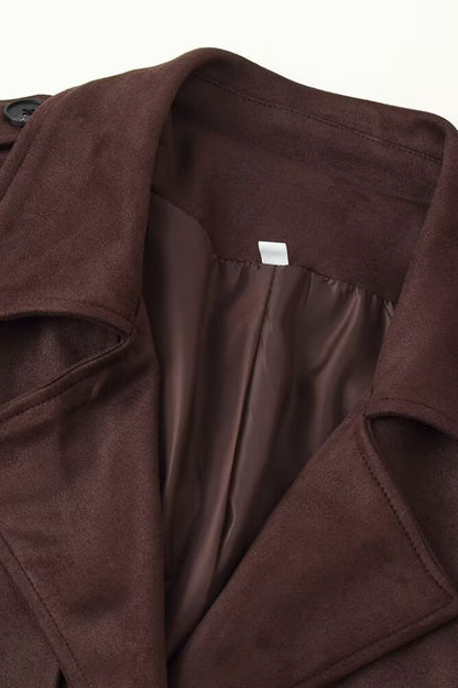 Belted Trench Casual Overcoat