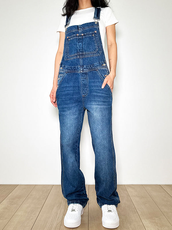 Loose casual straight fit Overall