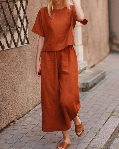 Vanessa - Traje de dos piezas para mujer - Elegante - Estilo moderno - Ropa para el día a día