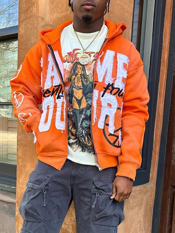 Printed Oversized Hoodie