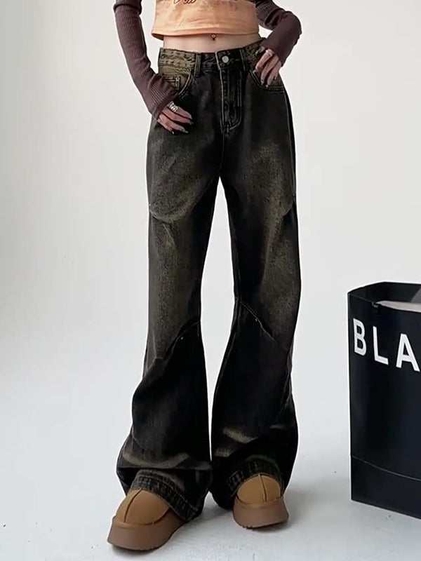 Hip Pop Distressed High Rise Boyfriend Jeans