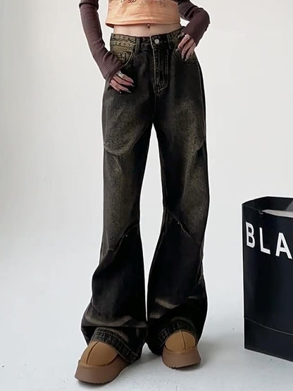 Hip Pop Distressed High Rise Boyfriend Jeans