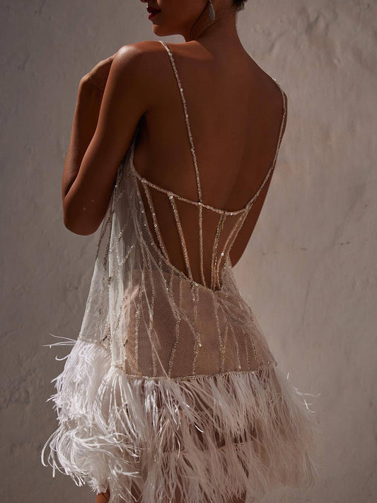 Stella-Sparkle Halter Dress