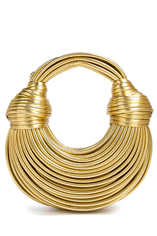 Bolso con forma de fideos