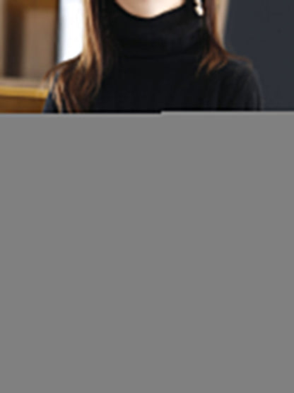 Payton Classic Turtleneck Color-Blocked Knitted Sweater