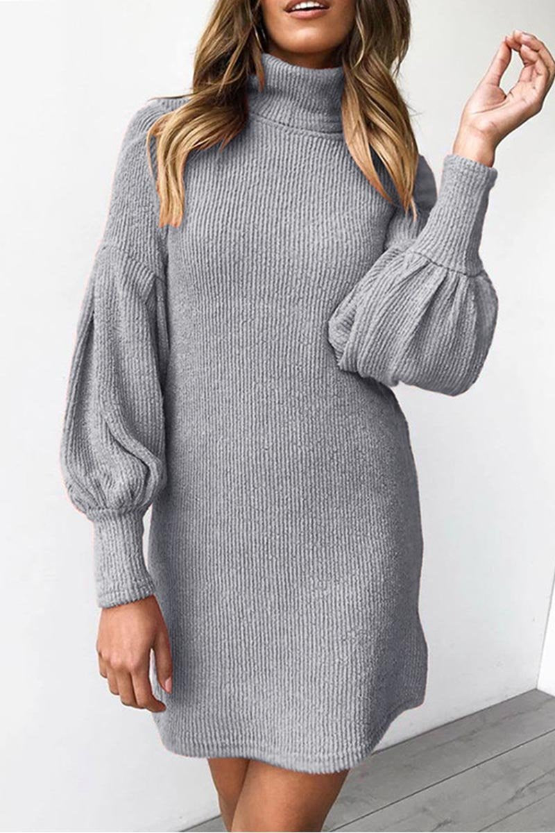 O Neck Autumn Sexy Dress(3 Colors)