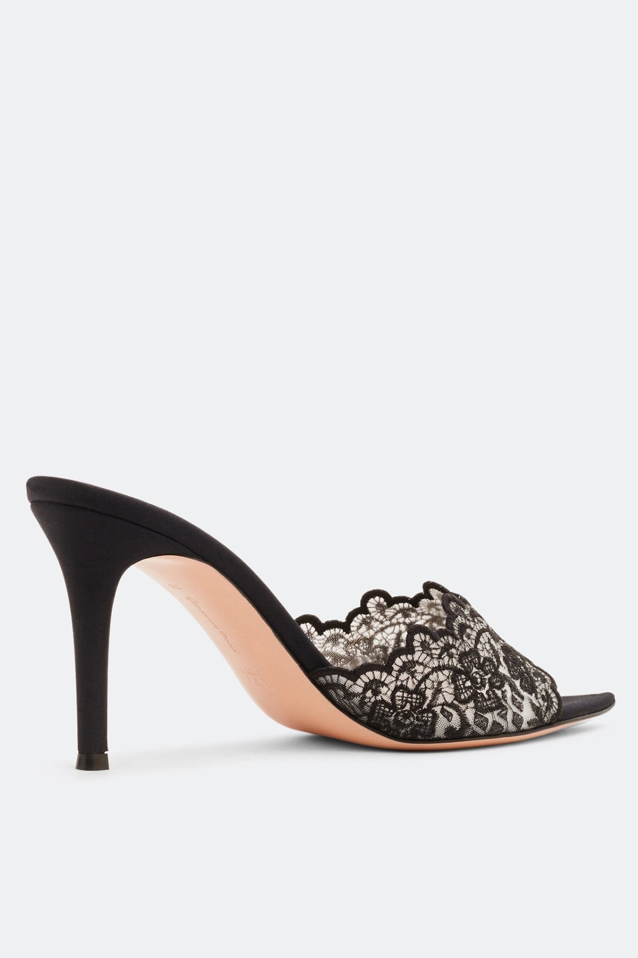Lace Pointed High Heels