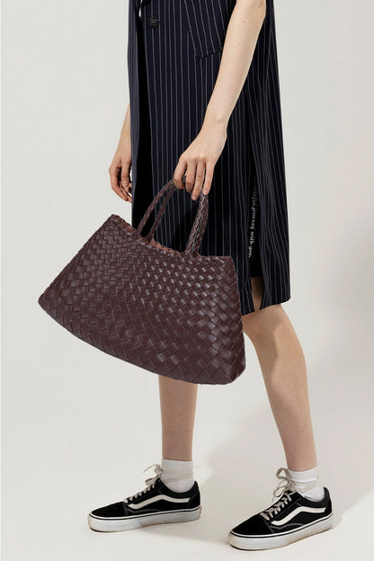 Conjunto de bolso de mano minimalista para viajeros