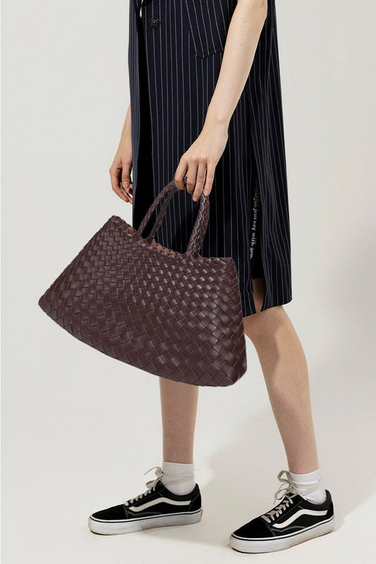 Conjunto de bolso de mano minimalista para viajeros