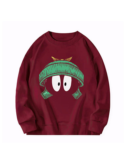 Hip Hop Round Neck Long Sleeves Sweaters