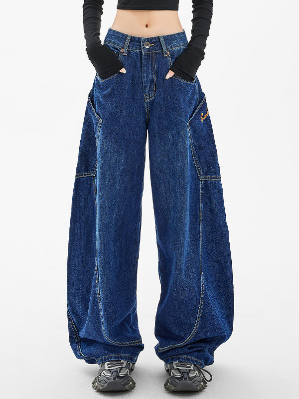 Machete O Shaped Baggy Cargo Jeans