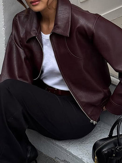 Retro-Inspired Lapel Jacket