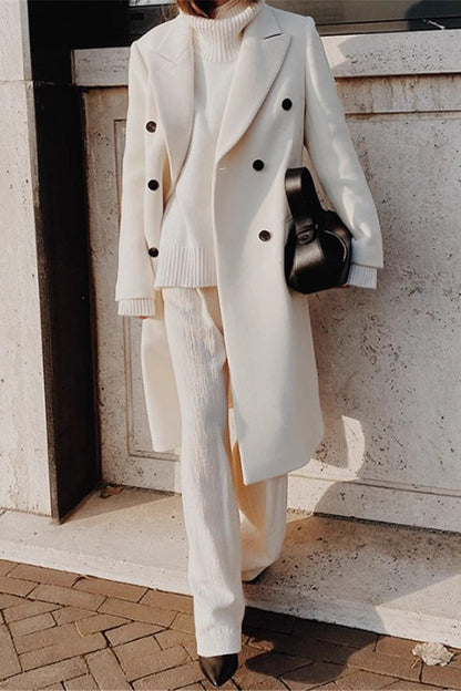 Double Breasted Slim Coat