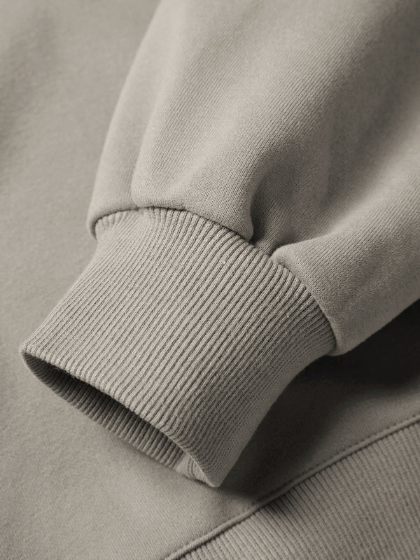 Letter Embroidery Drawstring Oversized Hoodie