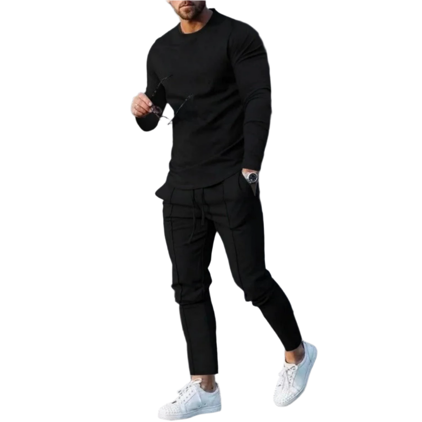 Duncan - Conjunto de camisa y pantalón - Deportivo - Ideal para Otoño/Invierno