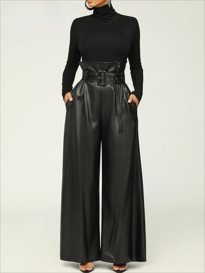 Fashion High Waist Zipper Side Bottom