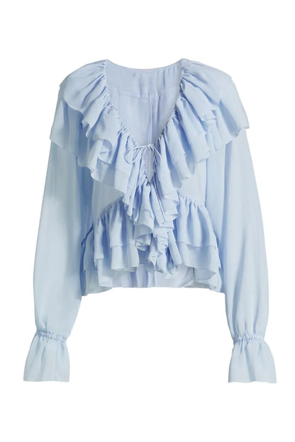 Camisa con volantes Soraya 