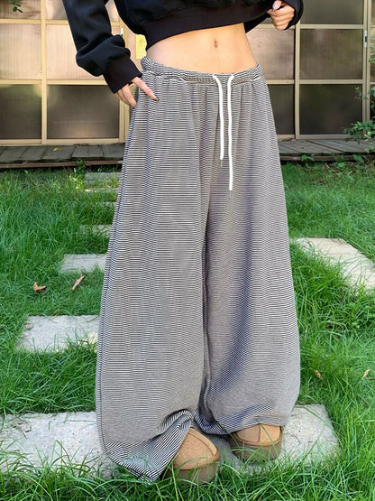Stripe Star Print Sweatpants