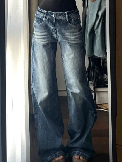 American Retro Design Boyfriend Jeans
