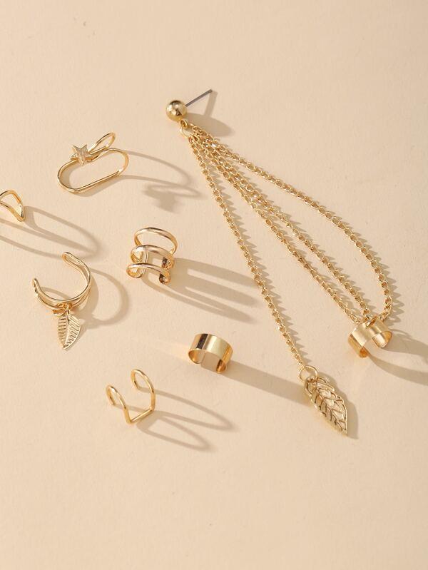 7pcs Star Decor Earrings for Women