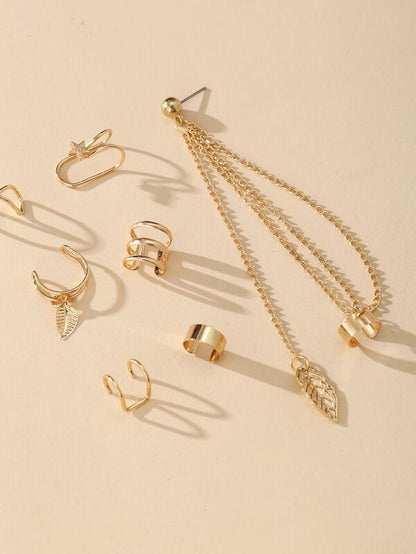 7pcs Star Decor Earrings for Women