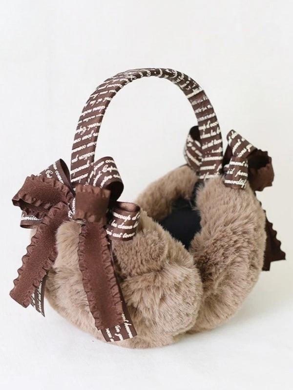 Y2K Lolita Fur Warm Earmuff