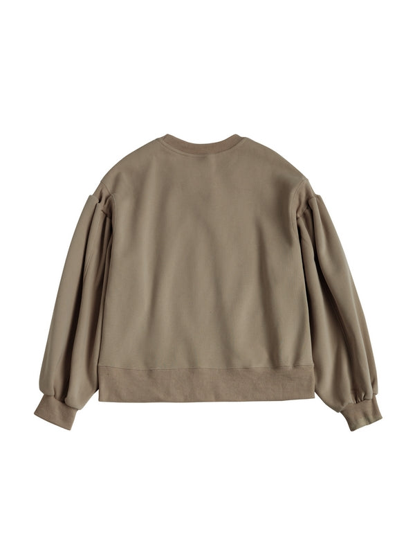 Solid Color Label Embellished Oversized Hoodie