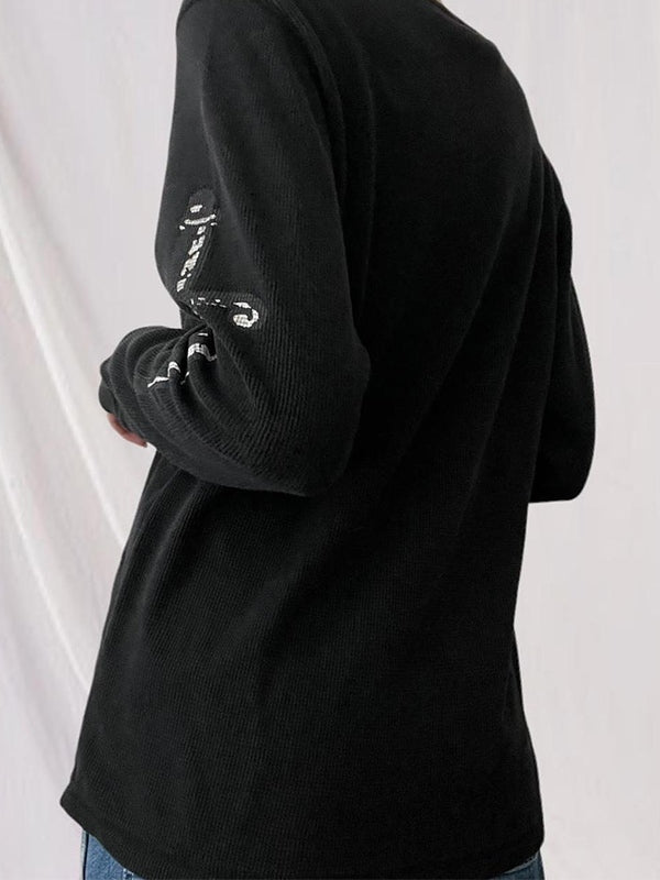 Vintage Eagle Print Long Sleeve Tee