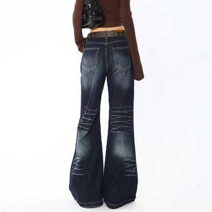 Contrast pocket low rise straight leg | Baggy Low Rise Jeans  | Festival Outfits Women