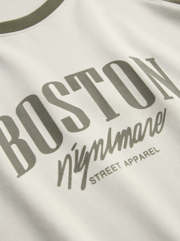 Letter Print Color Block Splice Raglan Oversized Hoodie