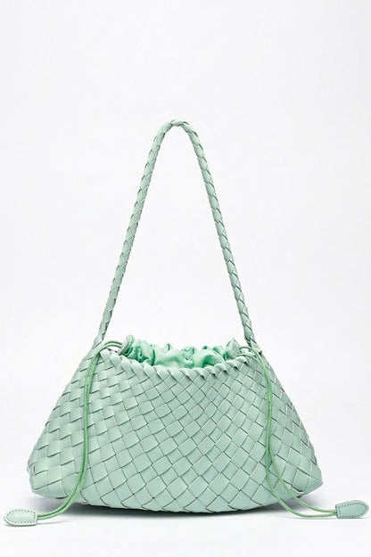 Hand-woven Vintage-style Underarm Shoulder Bag