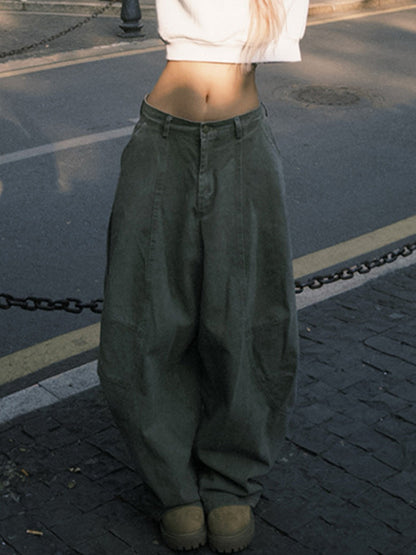 Vintage Minimalist Silhouette Boyfriend Jeans