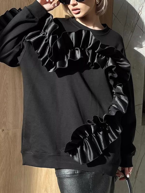Love Lace Decorative Design Sense Sweatshirts