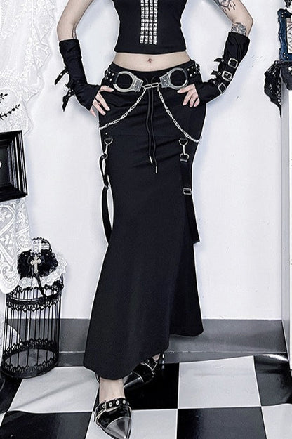 Subculture Hardware Fishtail Skirt