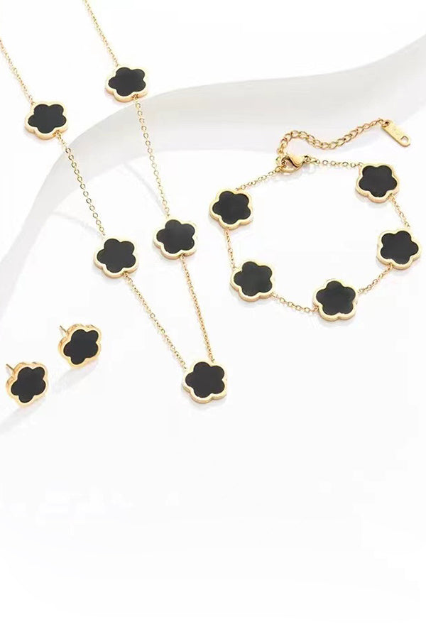 Exquisite Flower-shaped Versatile Metal Chain Jewelry