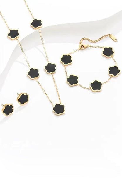 Exquisite Flower-shaped Versatile Metal Chain Jewelry