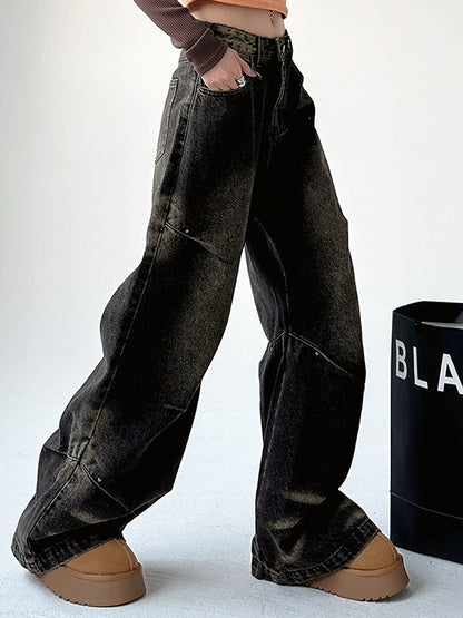 Hip Pop Distressed High Rise Boyfriend Jeans