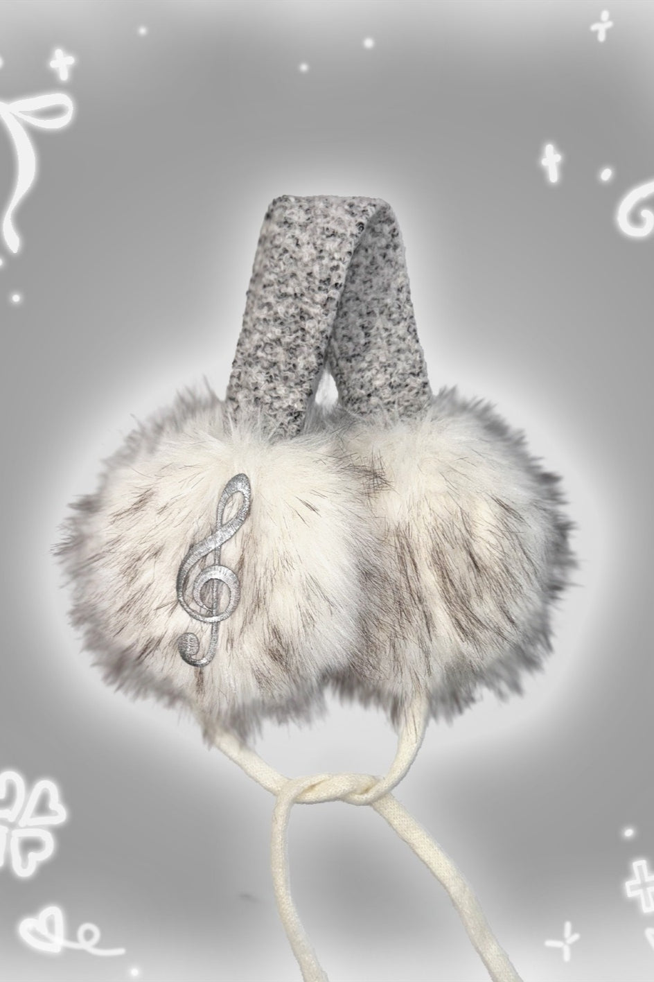 Y2K Musical Note Plush Cold-proof Earmuff