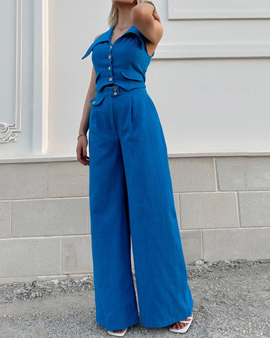 Fashionable Casual Women’s Two-Piece Set