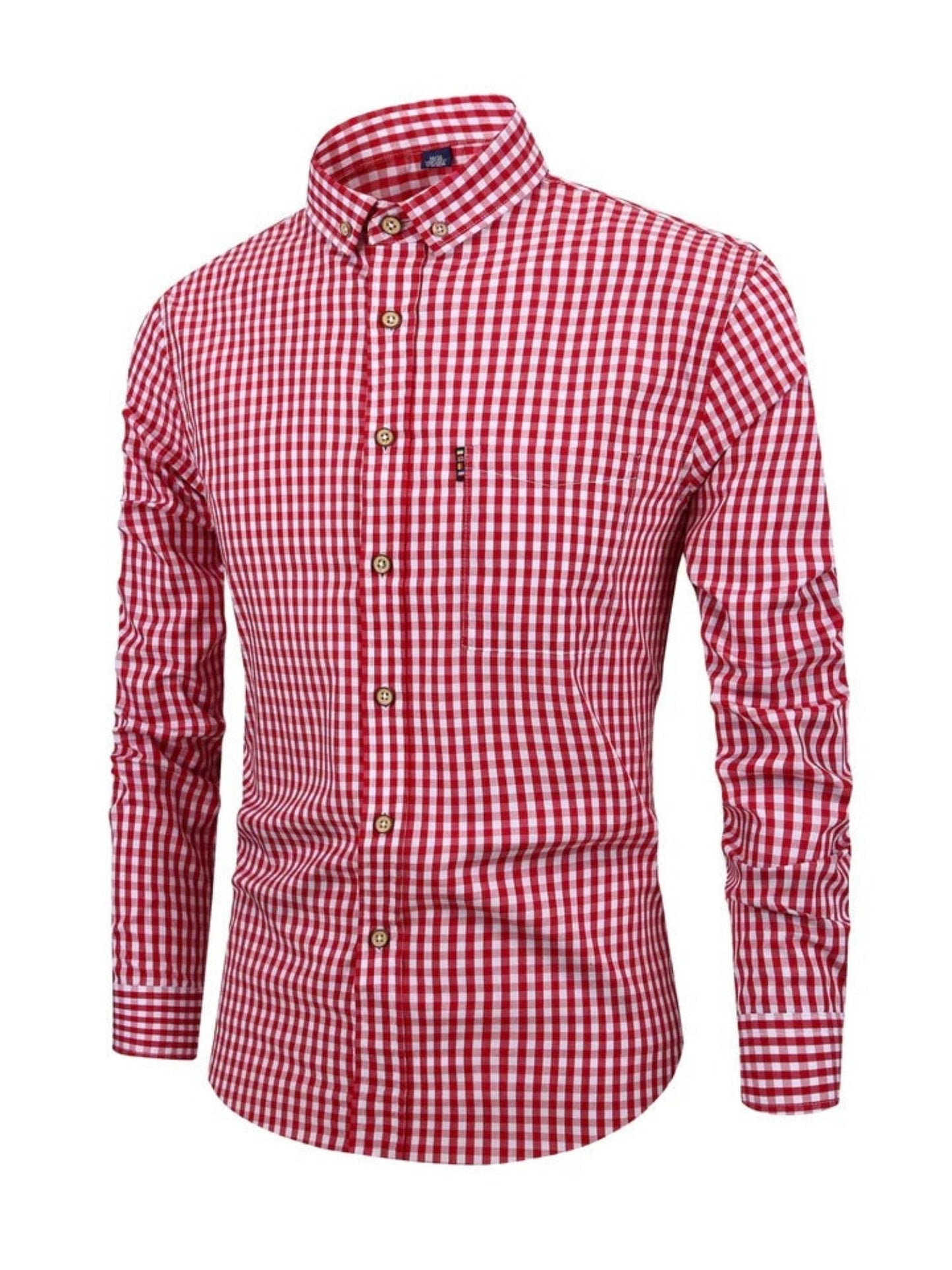 Walker - Camisa de cuadros de manga larga - Clásica - Tendencia - Ideal para otoño