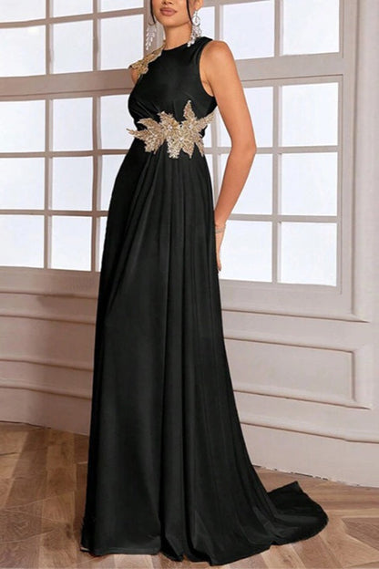 Sleeveless Bodycon Maxi Party Dress